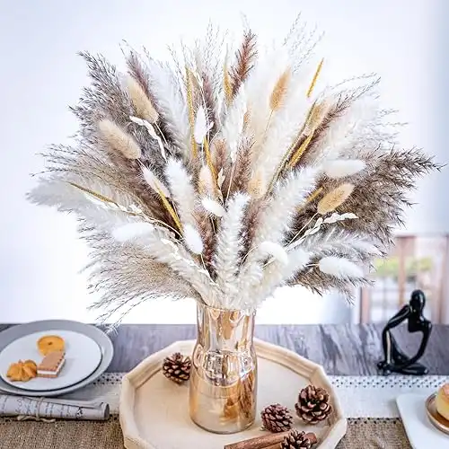 Natural Pampas Grass Decor Bouquet